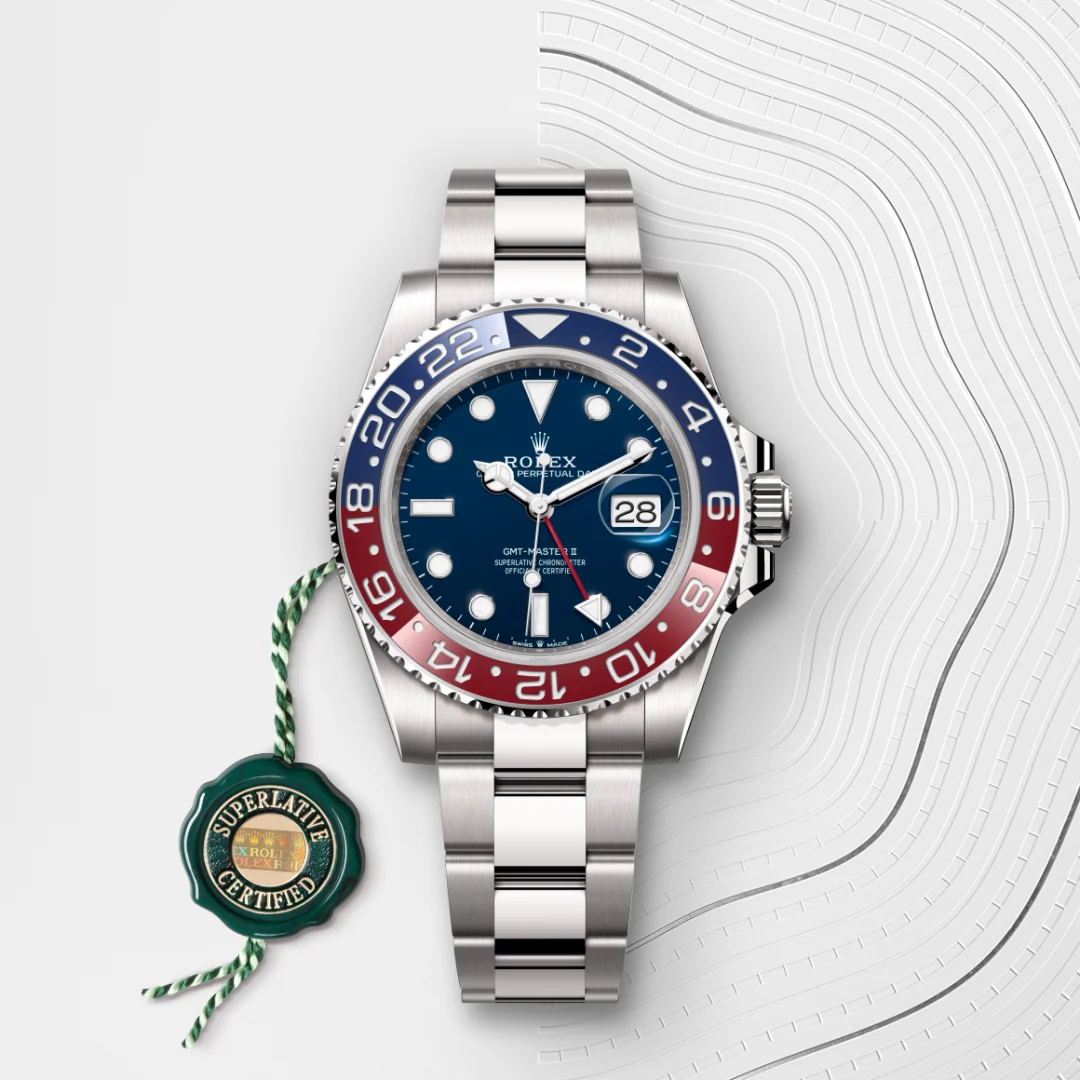 Rolex GMT-Master II en Or gris 18 ct M126719BLRO-0003 chez Ferret