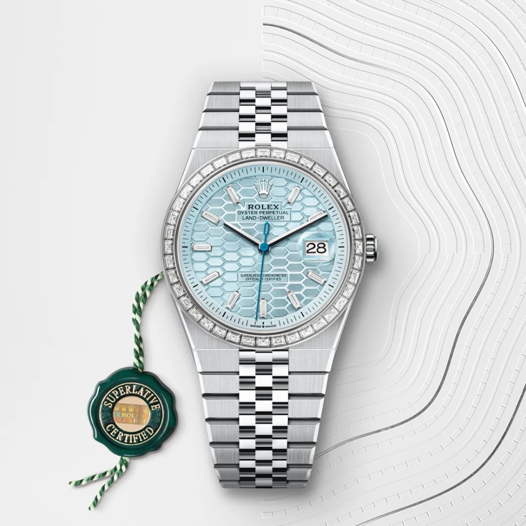 Rolex Land-Dweller 40 en Platine M127386TBR-0001 chez Hall of Time