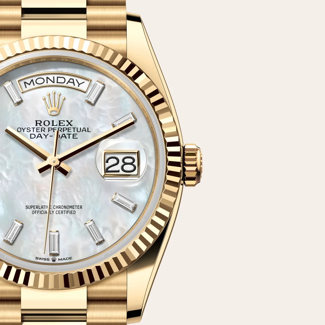 Rolex Day-Date 36 in 18 ct yellow gold M128238-0123 at Boutique Rolex Genève