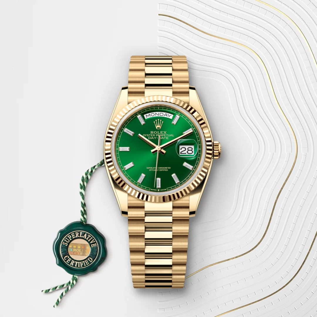Rolex Day-Date 36 en Or jaune 18 ct M128238-0130 chez Dubail