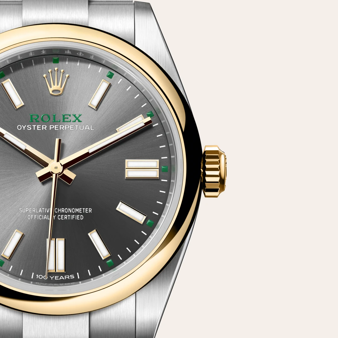 Rolex Oyster Perpetual 41 in Yellow Rolesor - combination of Oystersteel and yellow gold M134303-0001 at Al-Ekliel Mohammed Mubarak Ali & Sons