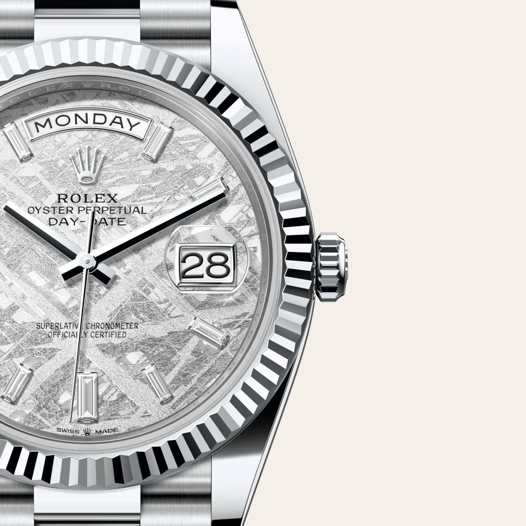 Rolex Day-Date 40 in Platinum M228236-0011 at Shemer Jewellers