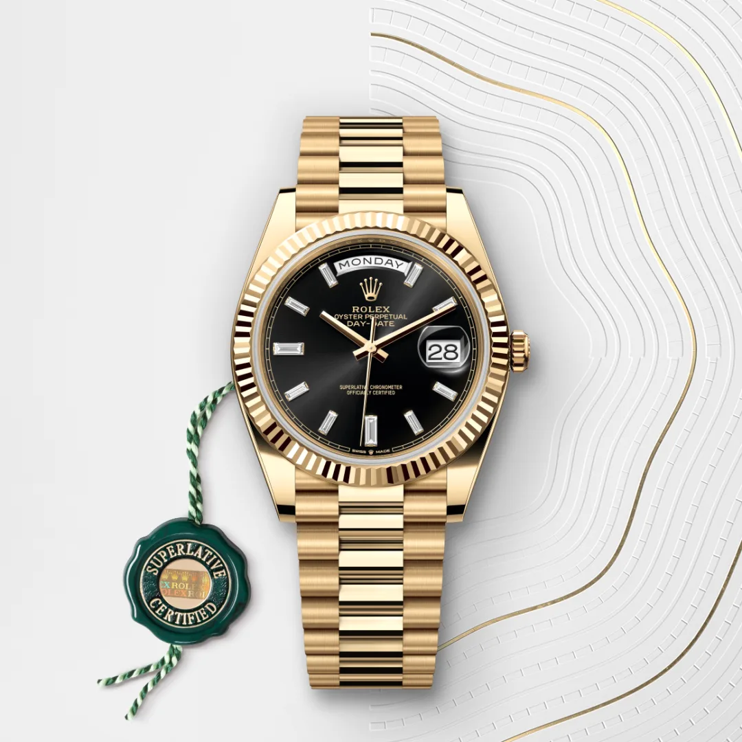 Rolex Day-Date 40 en Or jaune 18 ct M228238-0004 chez Bijouterie Mornier