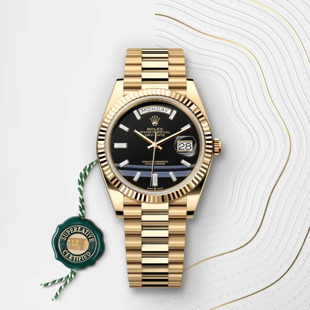 Rolex Day-Date 40 en Or jaune 18 ct M228238-0059 chez Dubail