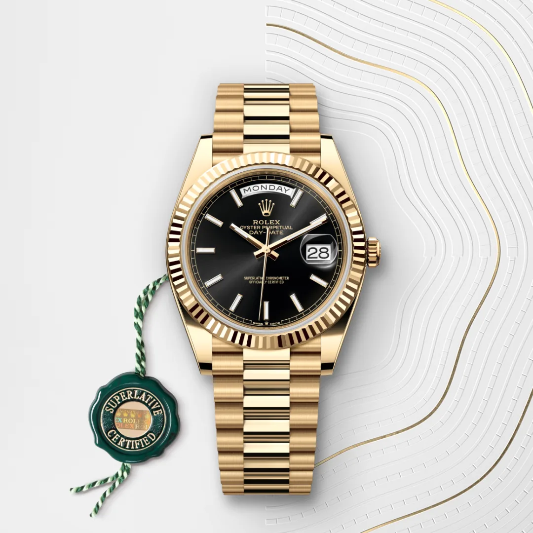 Rolex Day-Date 40 en Or jaune 18 ct M228238-0067 chez Lombard Joaillier