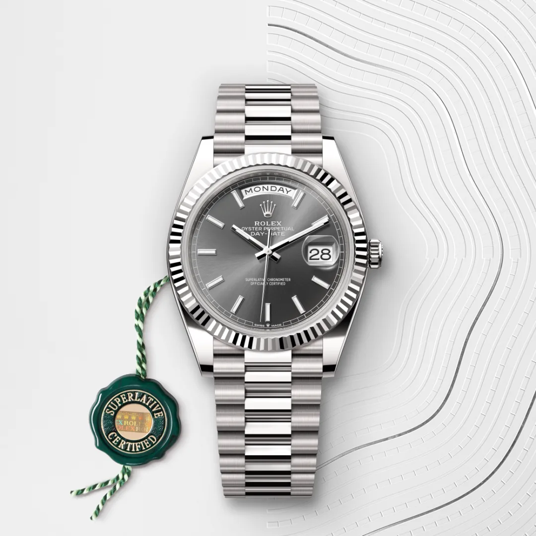Rolex Day-Date 40 en Or gris 18 ct M228239-0060 chez Frayssinet Joaillier