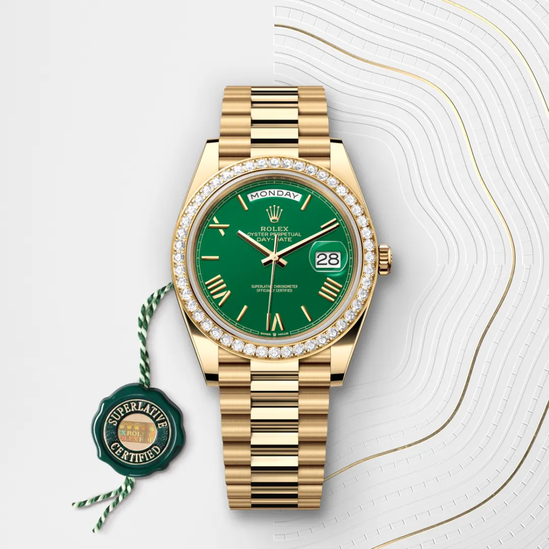 Rolex Day-Date 40 en Or jaune 18 ct M228348RBR-0040 chez Dubail