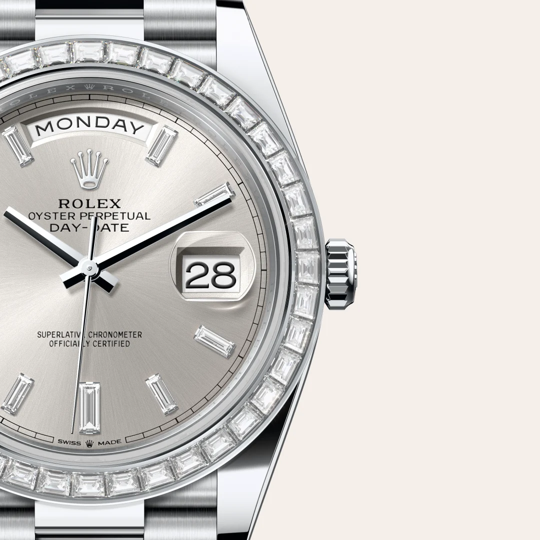 Rolex Day-Date 40 en Platine M228396TBR-0011 chez Boutique Rolex Genève