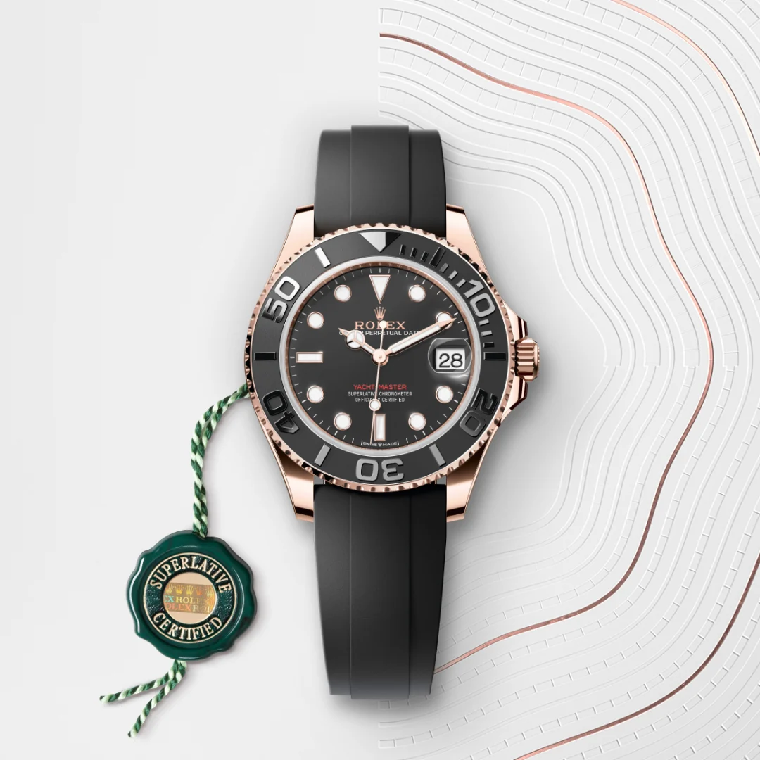 Rolex Yacht-Master 37 en Or Everose 18 ct M268655-0017 chez Hardy
