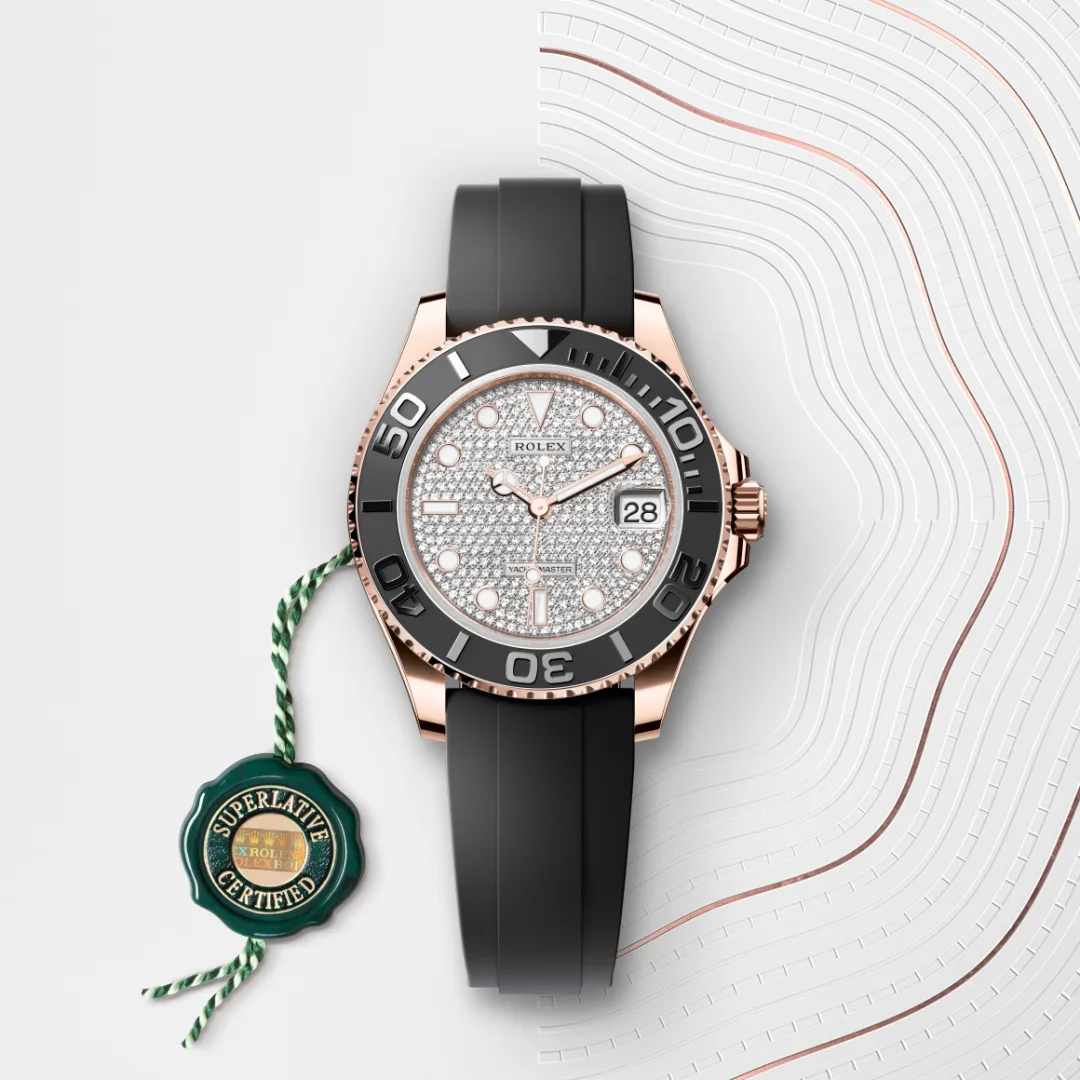 Rolex Yacht-Master 37 en Or Everose 18 ct M268655-0019 chez Raynal