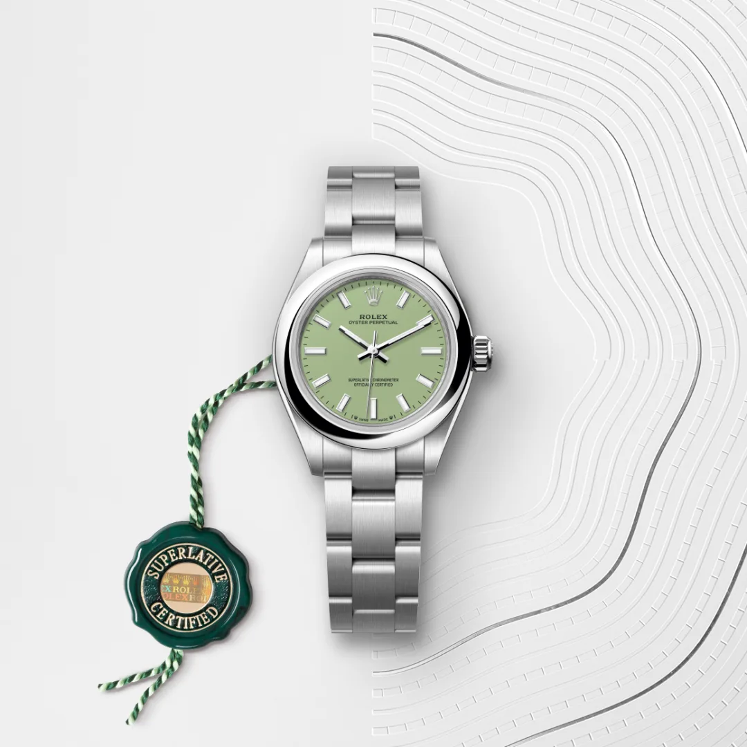 Rolex Oyster Perpetual 28 en Acier Oystersteel M276200-0006 chez Hall of Time