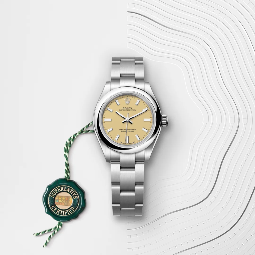 Rolex Oyster Perpetual 28 en Acier Oystersteel M276200-0007 chez Hardy
