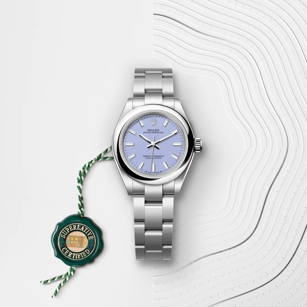 Rolex Oyster Perpetual 28 en Acier Oystersteel M276200-0008 chez Hall of Time
