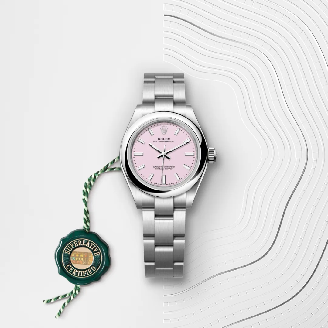 Rolex Oyster Perpetual 28 en Acier Oystersteel M276200-0009 chez Bijouterie Mornier