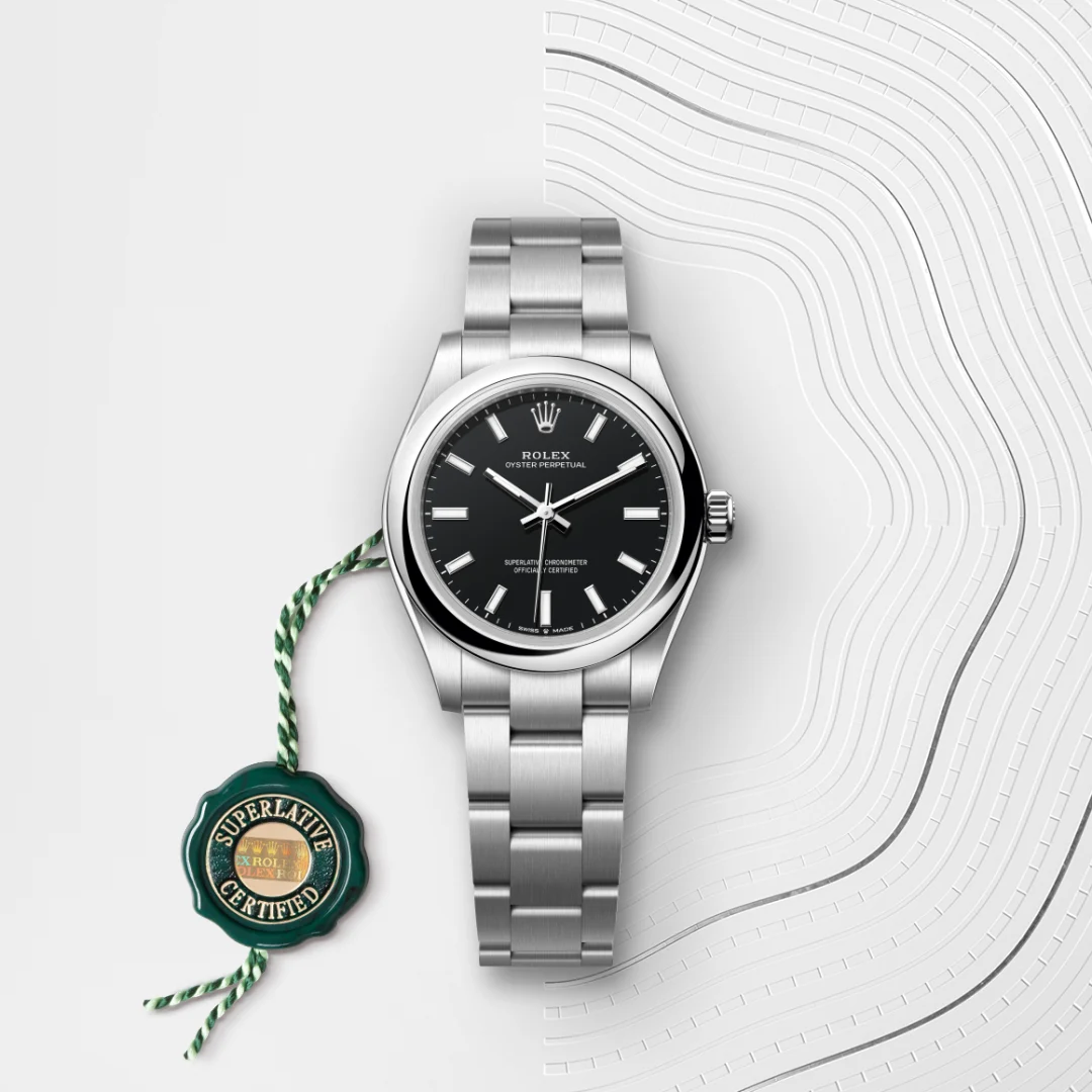Rolex Oyster Perpetual 31 en Acier Oystersteel M277200-0016 chez Bijouterie Mornier