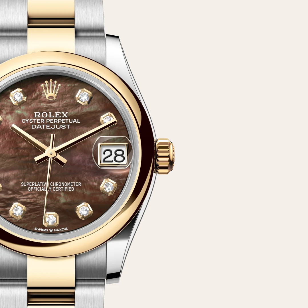 Rolex Datejust 31 in Yellow Rolesor - combination of Oystersteel and yellow gold M278243-0023 at Boutique Rolex Genève