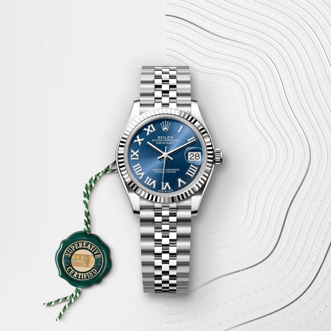 Rolex Datejust 31 en Rolesor gris – combinaison d’acier Oystersteel et d’or gris M278274-0034 chez Bijouterie Mornier