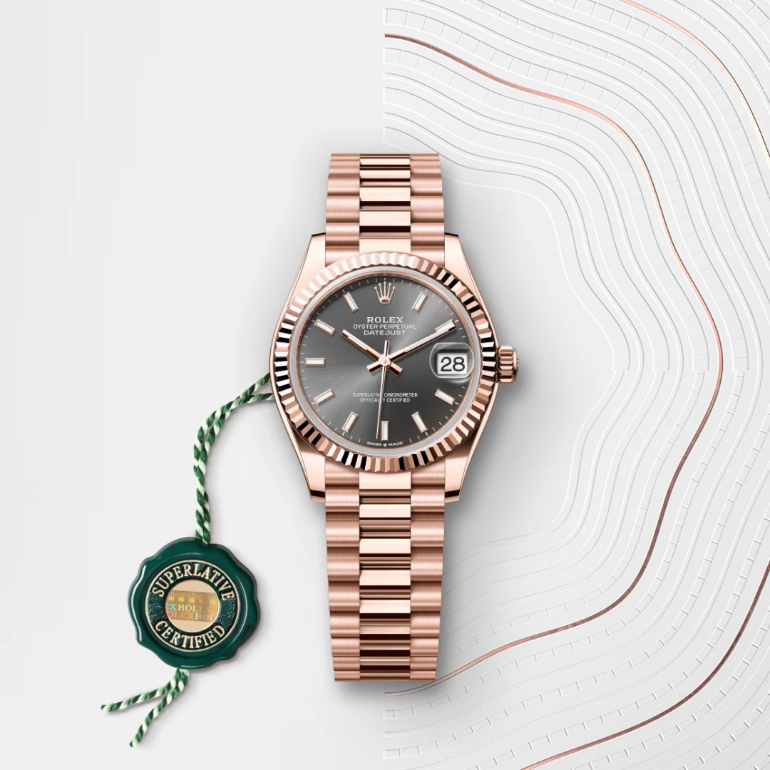 Rolex Datejust 31 en Or Everose 18 ct M278275-0027 chez Veron Roques