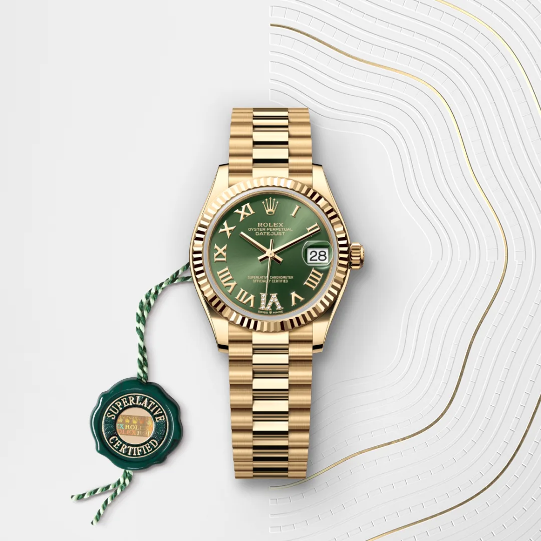 Rolex Datejust 31 en Or jaune 18 ct M278278-0030 chez Bijouterie Mornier