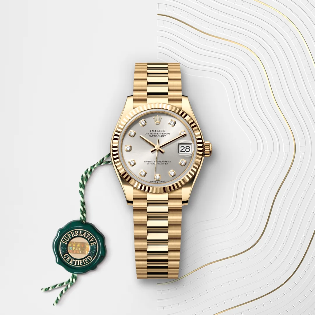 Rolex Datejust 31 en Or jaune 18 ct M278278-0034 chez Bijouterie Mornier