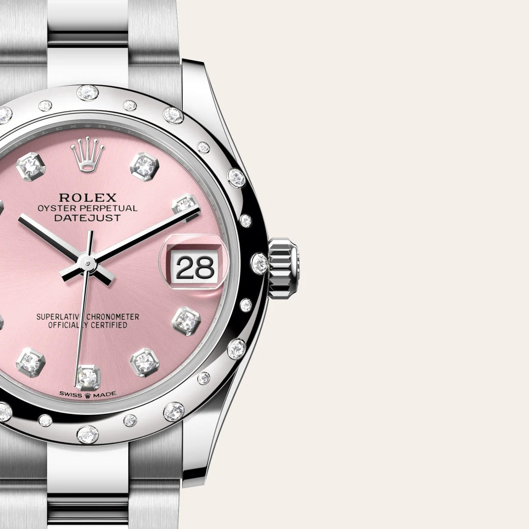 Rolex Datejust 31 in White Rolesor - combination of Oystersteel and white gold M278344RBR-0033 at Shemer Jewellers