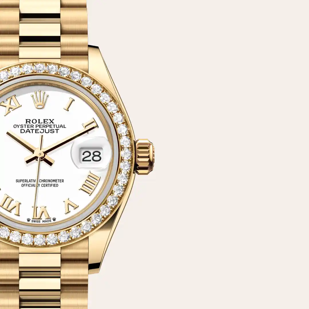 Rolex Lady-Datejust in 18 ct yellow gold M279138RBR-0031 at Boutique Rolex Genève