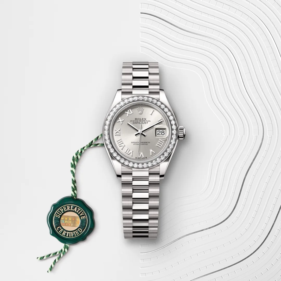 Rolex Lady-Datejust en Or gris 18 ct M279139RBR-0007 chez Bijouterie Mornier