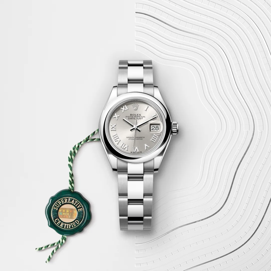 Rolex Lady-Datejust en Acier Oystersteel M279160-0008 chez Dubail