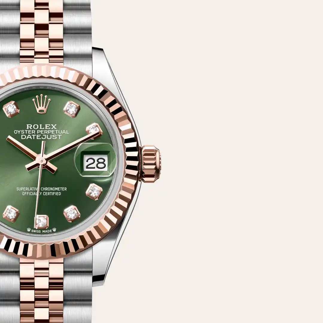 Rolex Lady-Datejust in Everose Rolesor - combination of Oystersteel and Everose gold M279171-0007 at Shemer Jewellers