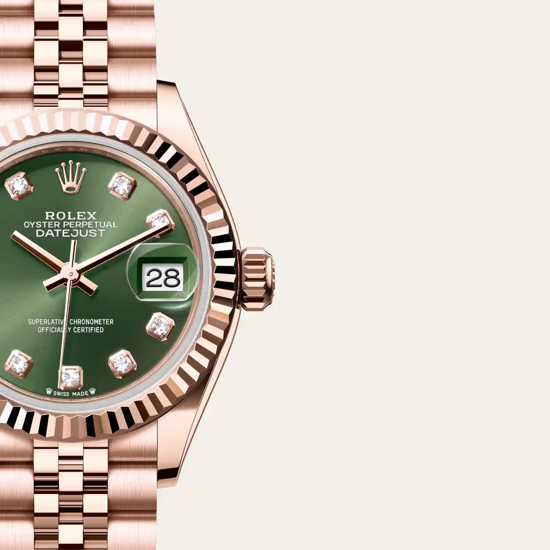 Rolex Lady-Datejust in 18 ct Everose gold M279175-0013 at Boutique Rolex Genève