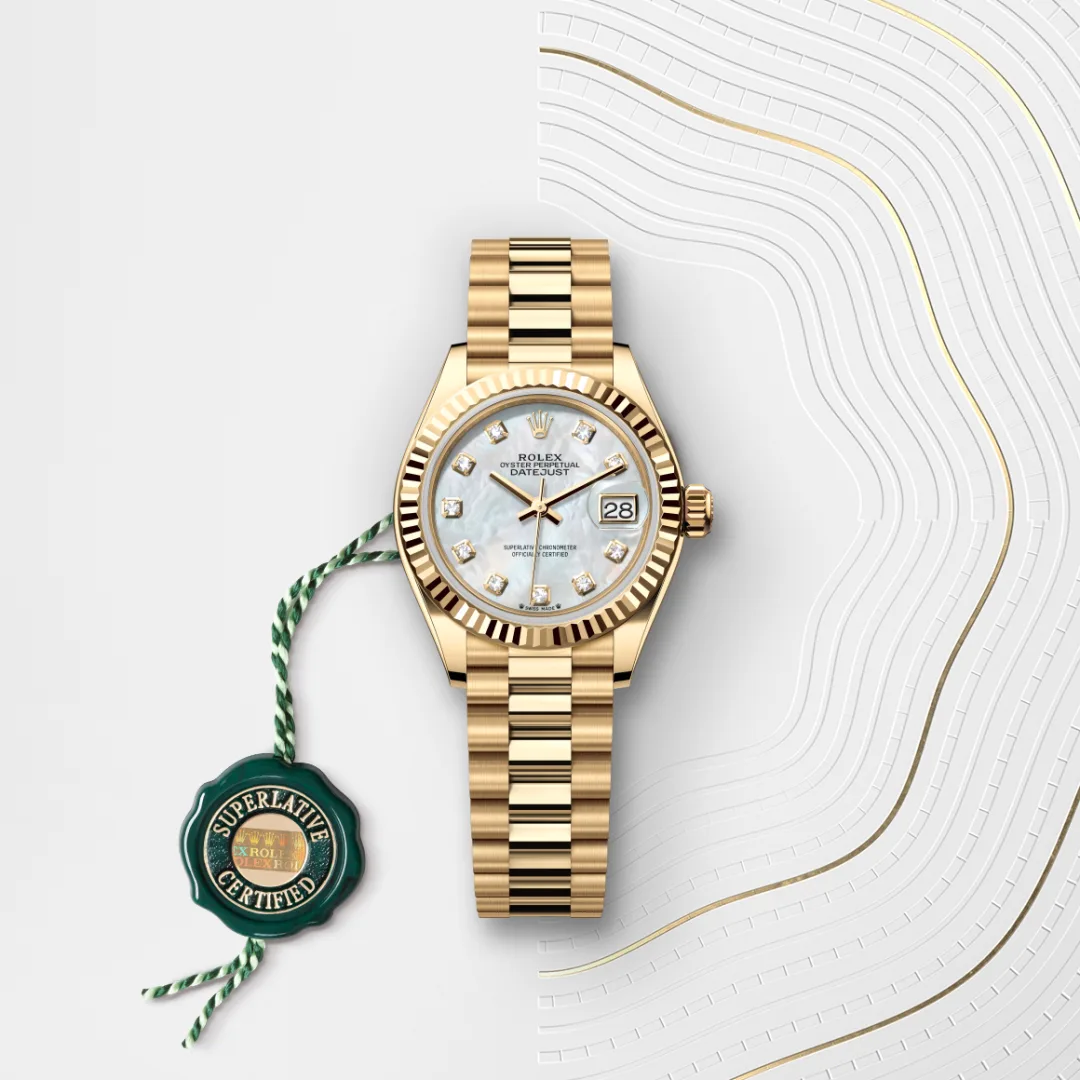 Rolex Lady-Datejust en Or jaune 18 ct M279178-0025 chez Bijouterie Mornier