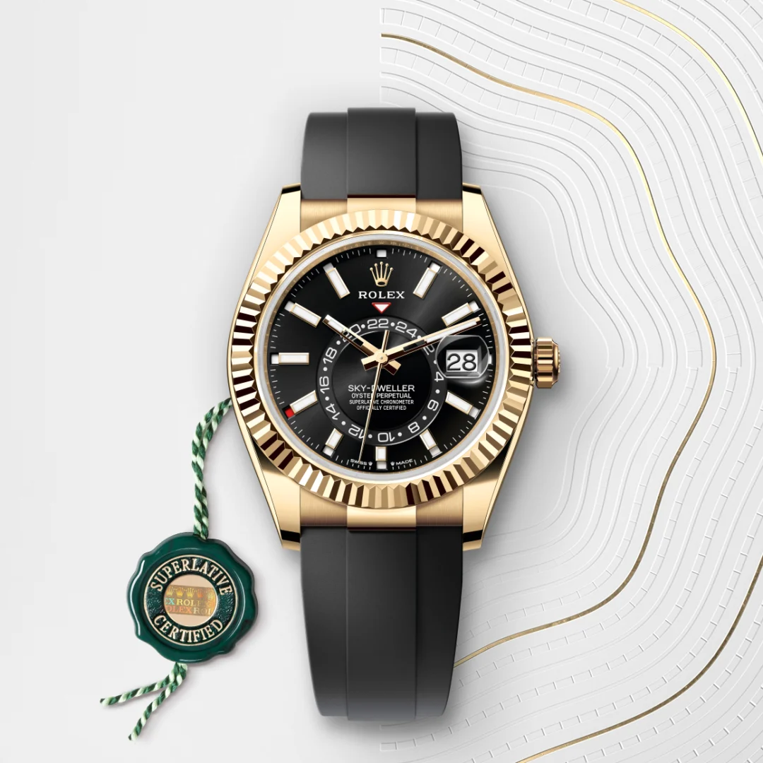 Rolex Sky-Dweller en Or jaune 18 ct M336238-0002 chez Ferret