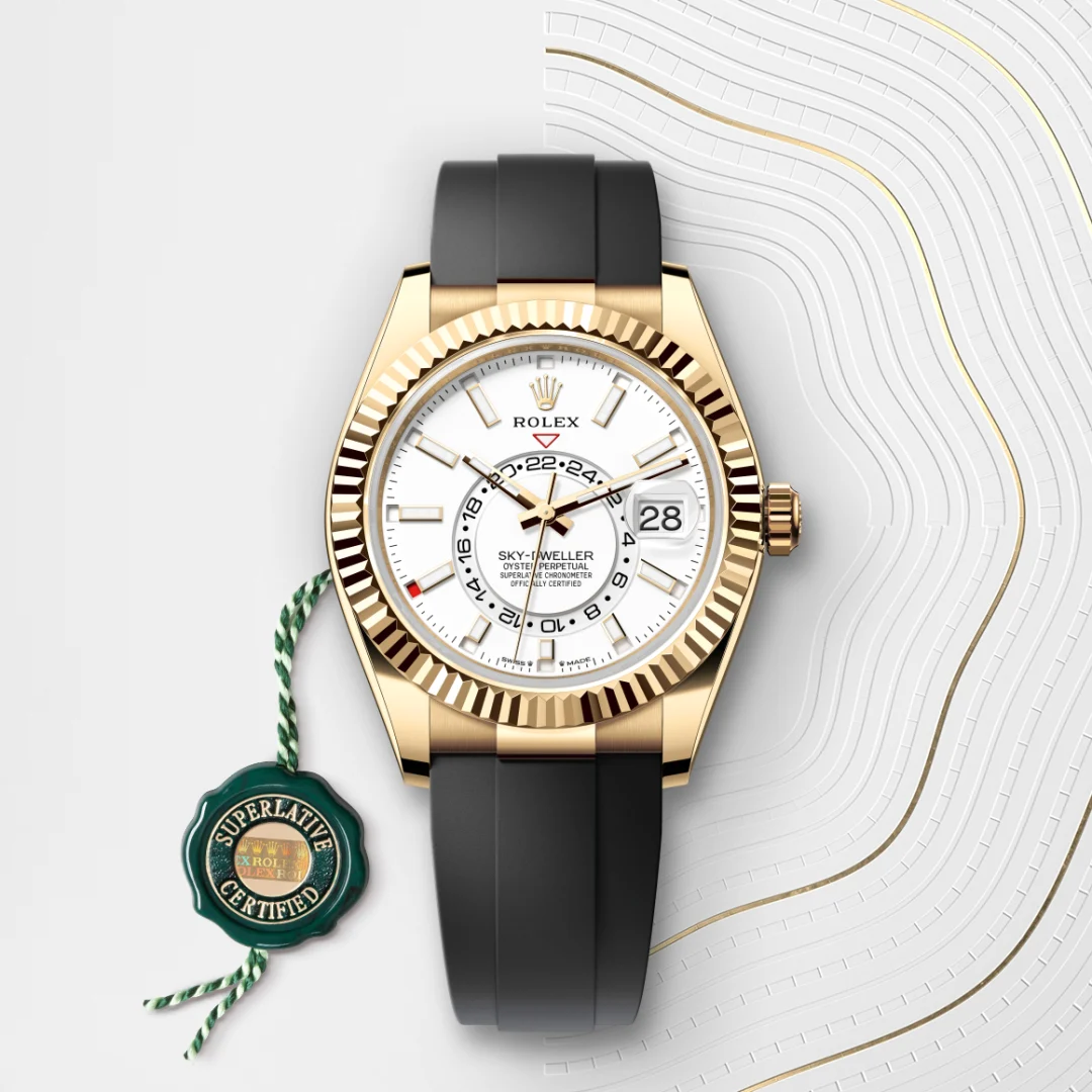 Rolex Sky-Dweller en Or jaune 18 ct M336238-0003 chez Ferret