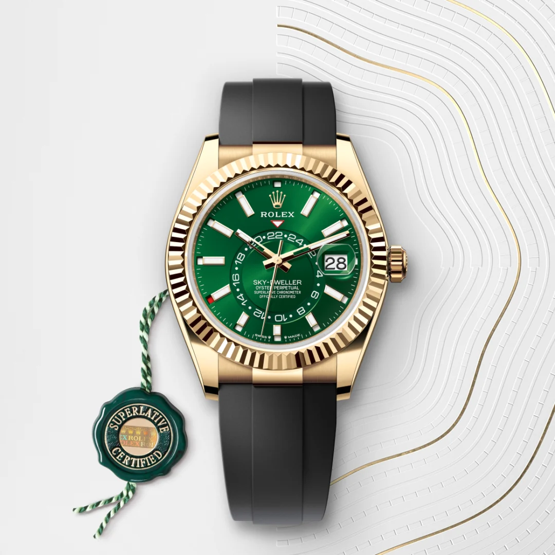Rolex Sky-Dweller en Or jaune 18 ct M336238-0004 chez Ferret