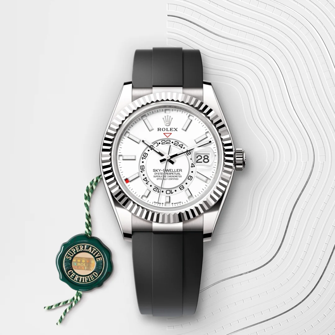 Rolex Sky-Dweller en Or gris 18 ct M336239-0003 chez Veron Roques