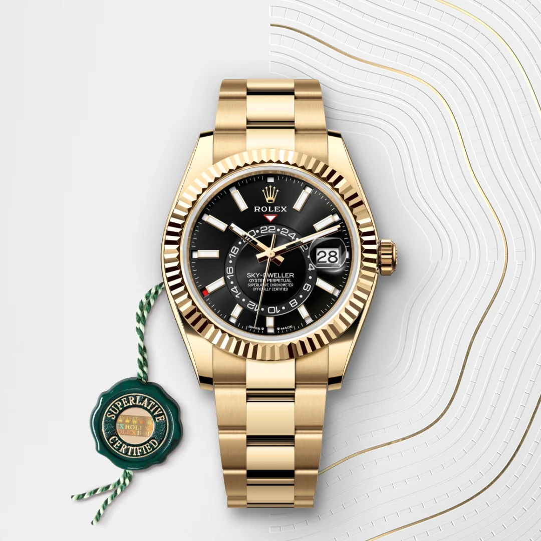 Rolex Sky-Dweller en Or jaune 18 ct M336938-0002 chez Dorise Joaillier