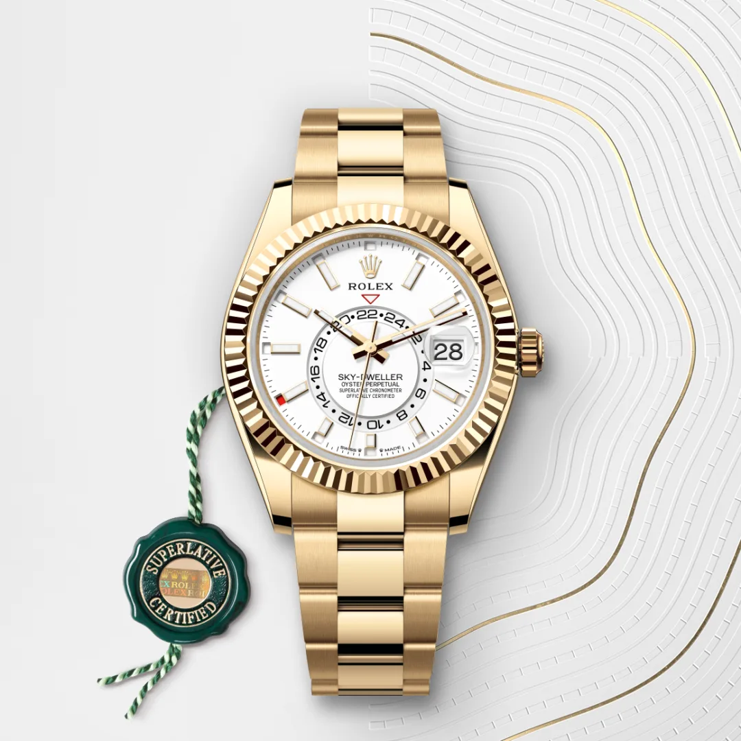 Rolex Sky-Dweller in 18 ct yellow gold M336938-0003 at Dubail
