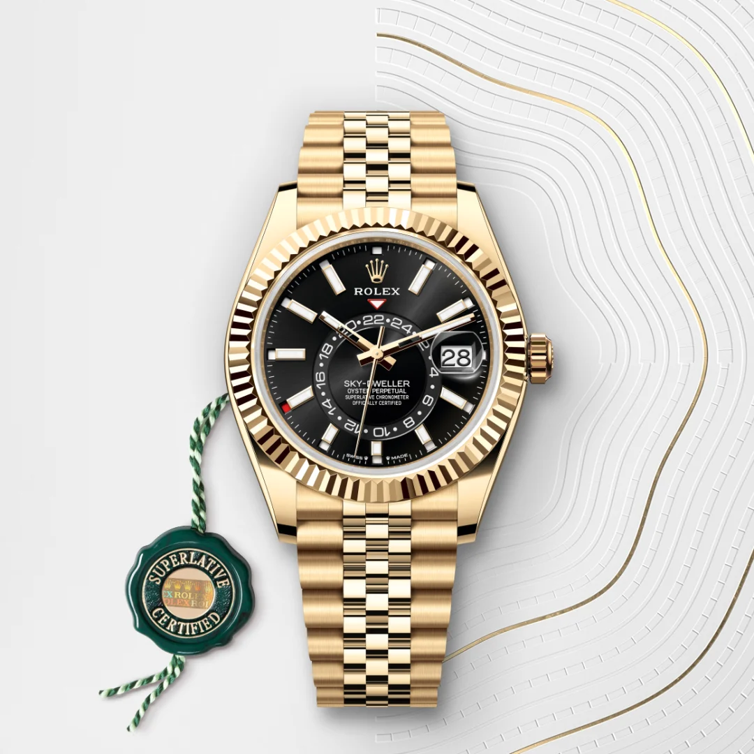 Rolex Sky-Dweller en Or jaune 18 ct M336938-0005 chez Ferret