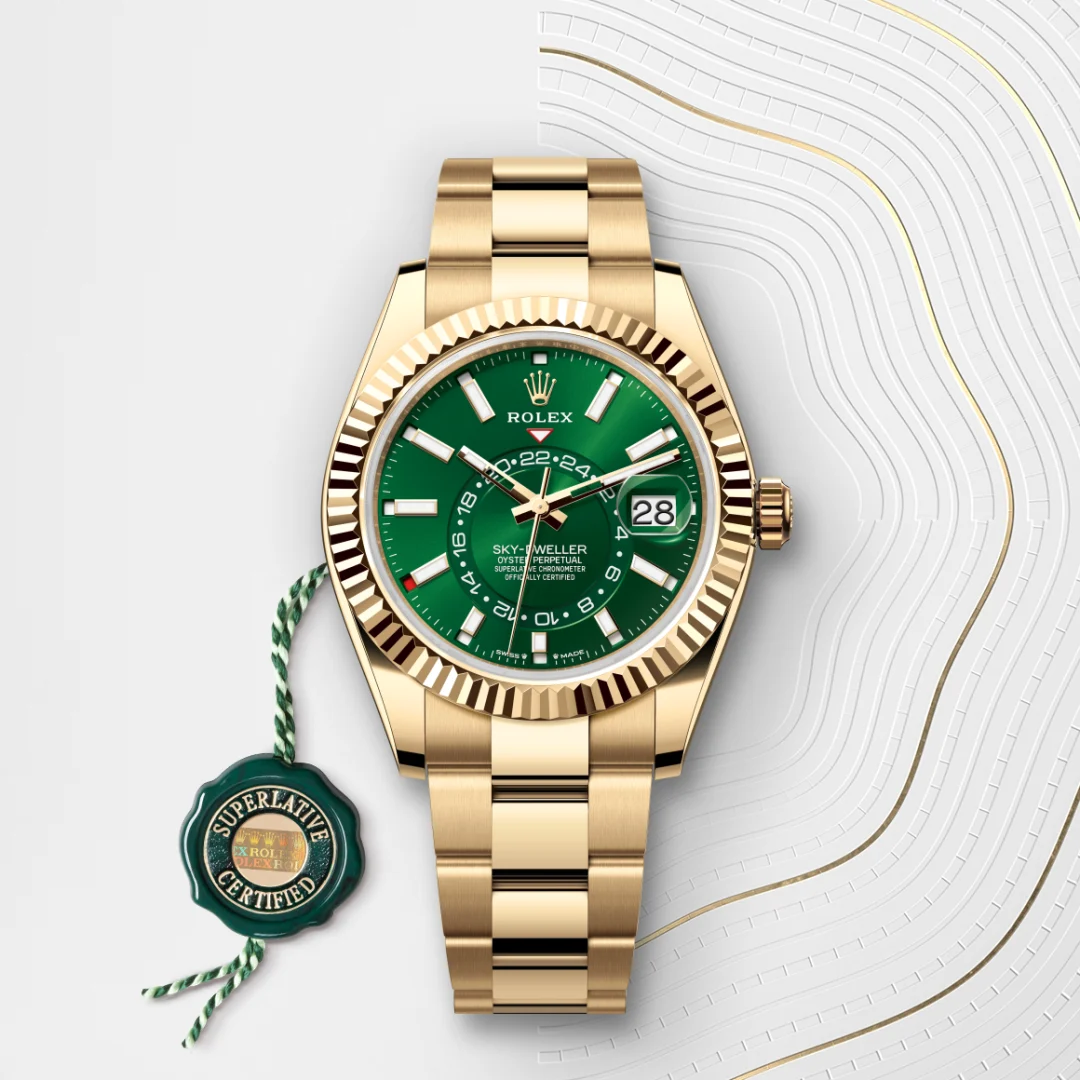 Rolex Sky-Dweller en Or jaune 18 ct M336938-0007 chez Veron Roques