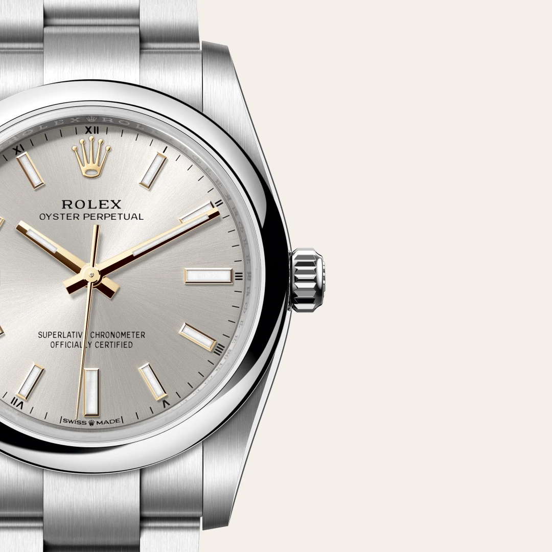 Rolex Oyster Perpetual 34 en Acier Oystersteel M124200-0001 chez Hardy