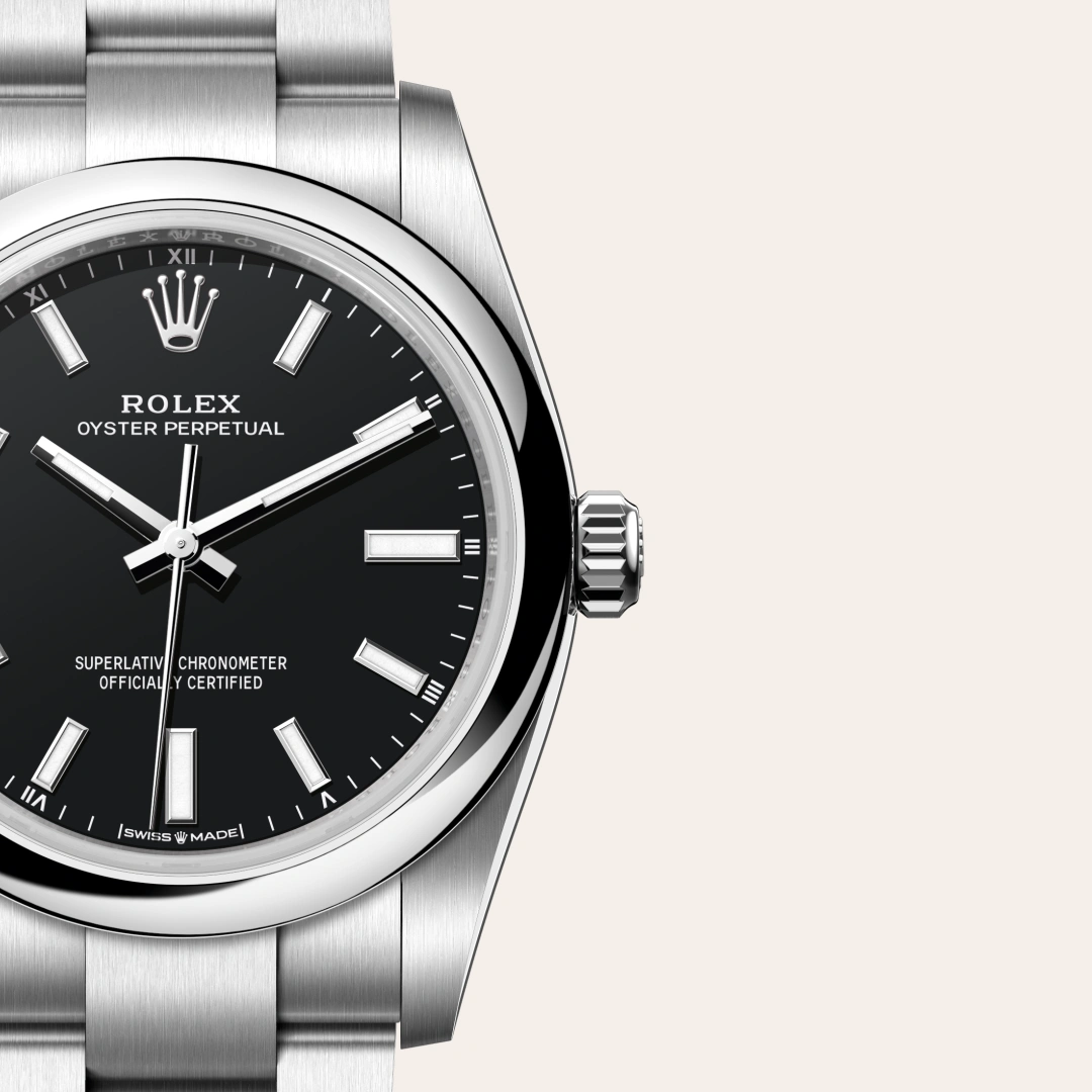 Rolex Oyster Perpetual 34 en Acier Oystersteel M124200-0010 chez Hardy