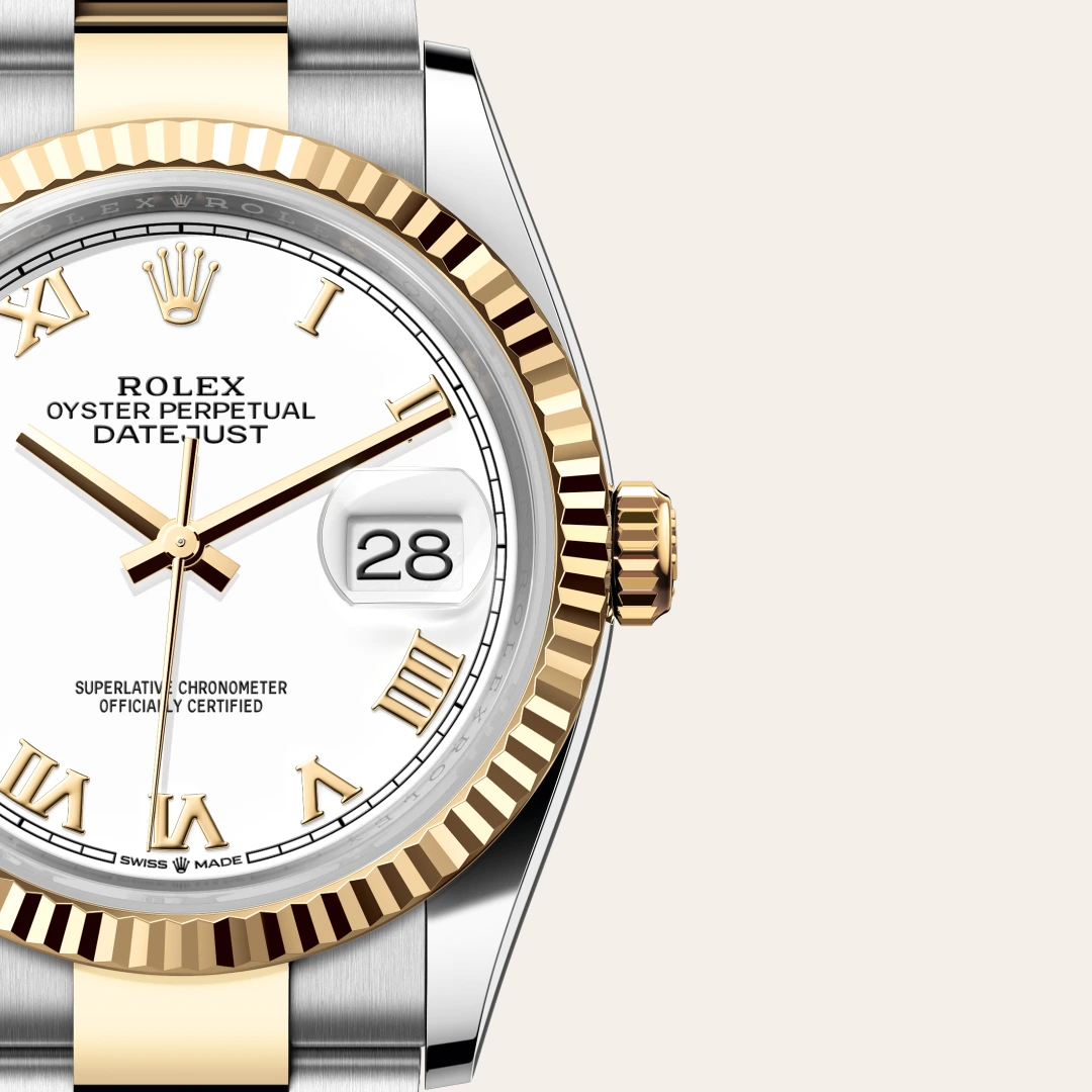 Rolex Datejust 36 en Rolesor jaune – combinaison d’acier Oystersteel et d’or jaune M126233-0030 chez Hall of Time