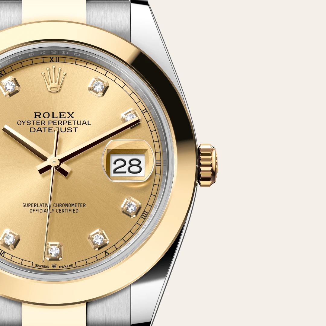 Rolex Datejust 41 en Rolesor jaune – combinaison d’acier Oystersteel et d’or jaune M126303-0011 chez Lombard Joaillier
