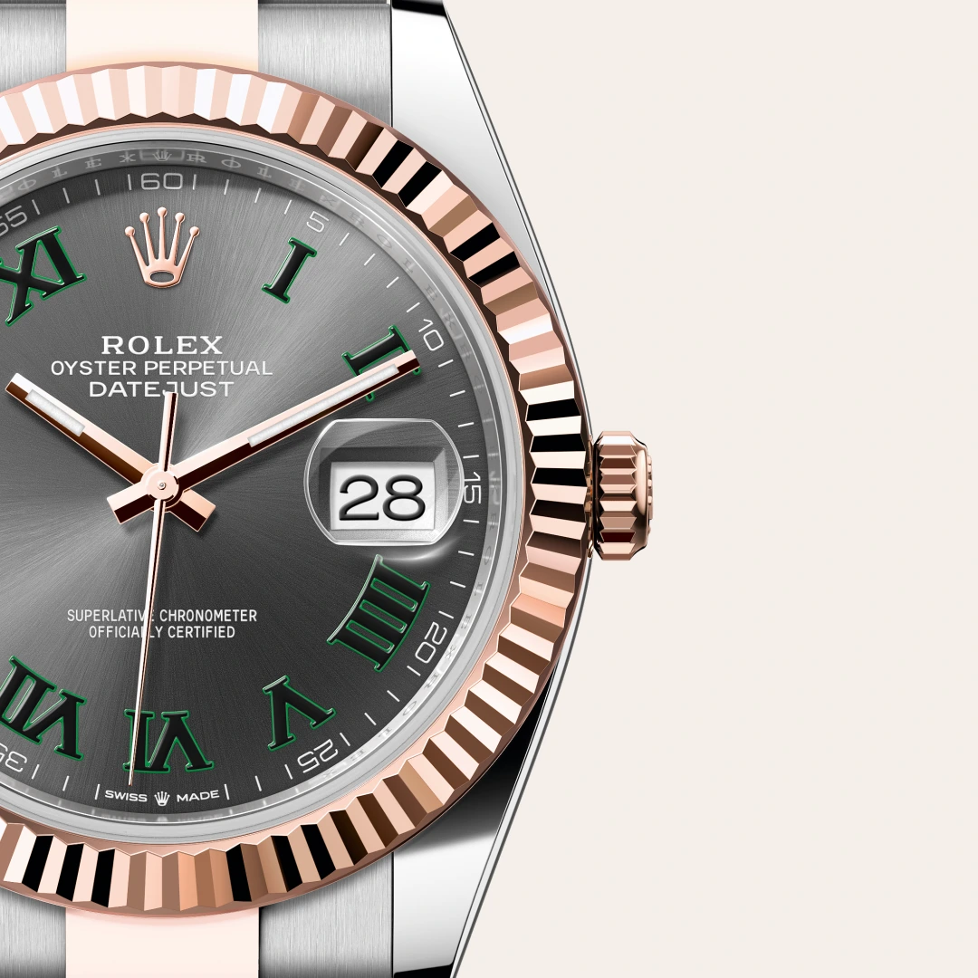 Rolex Datejust 41 en Rolesor Everose – combinaison d’acier Oystersteel et d’or Everose M126331-0015 chez Raynal