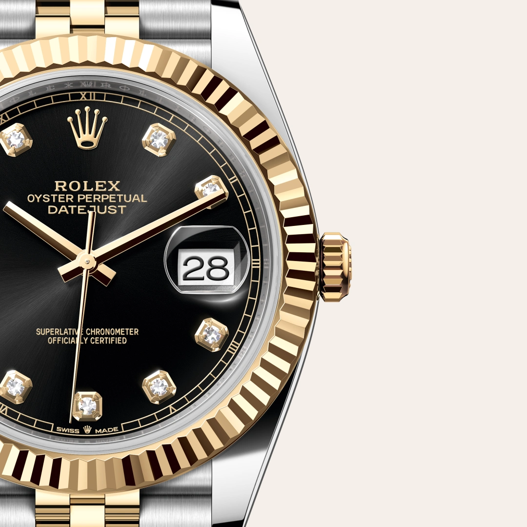 Rolex Datejust 41 en Rolesor jaune – combinaison d’acier Oystersteel et d’or jaune M126333-0006 chez Raynal
