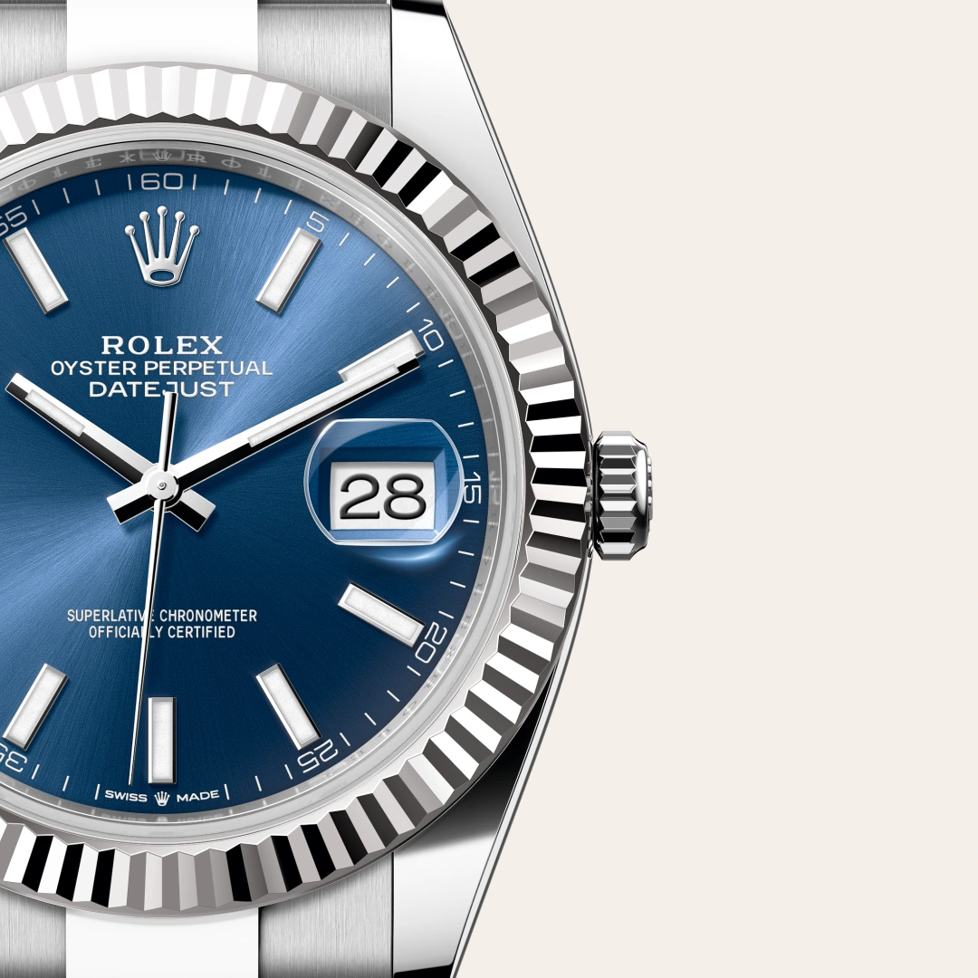 Rolex Datejust 41 en Rolesor gris – combinaison d’acier Oystersteel et d’or gris M126334-0001 chez Frayssinet Joaillier