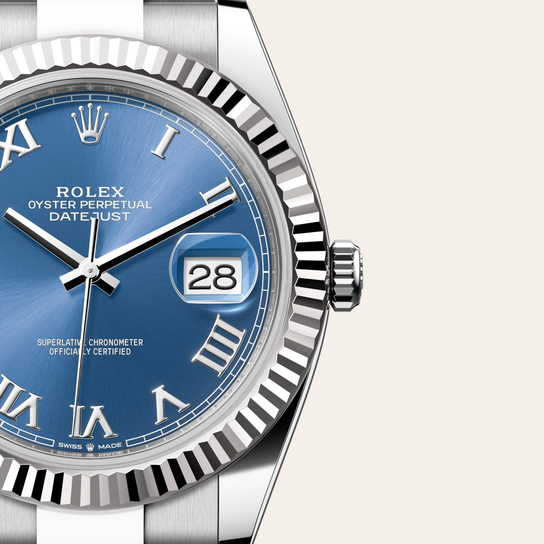 Rolex Datejust 41 en Rolesor gris – combinaison d’acier Oystersteel et d’or gris M126334-0025 chez Maison Prieur