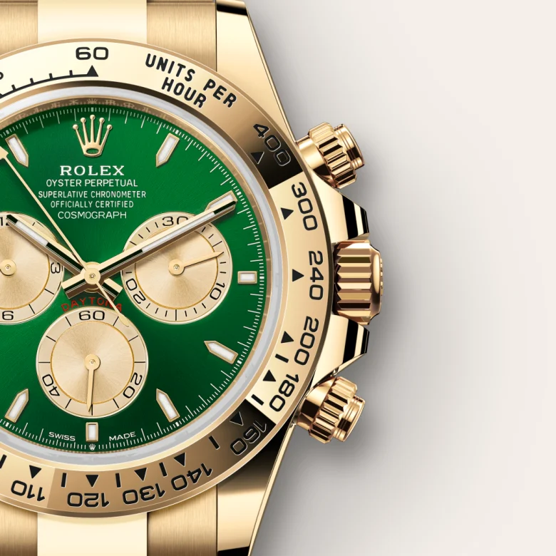 Rolex Cosmograph Daytona in 18 ct yellow gold M126508-0008 at Zegg & Cerlati