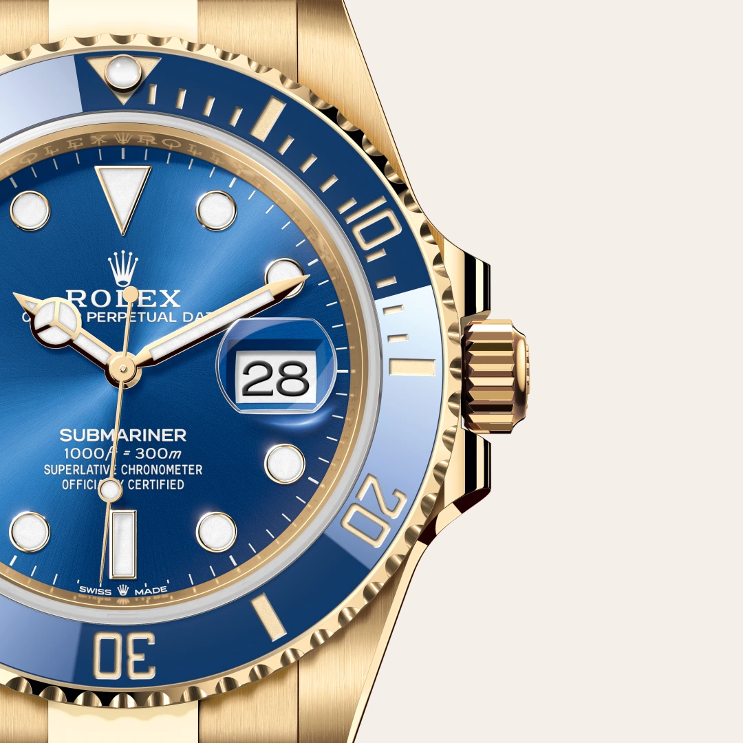 Rolex Submariner Date en Or jaune 18 ct M126618LB-0002 chez Dorise Joaillier