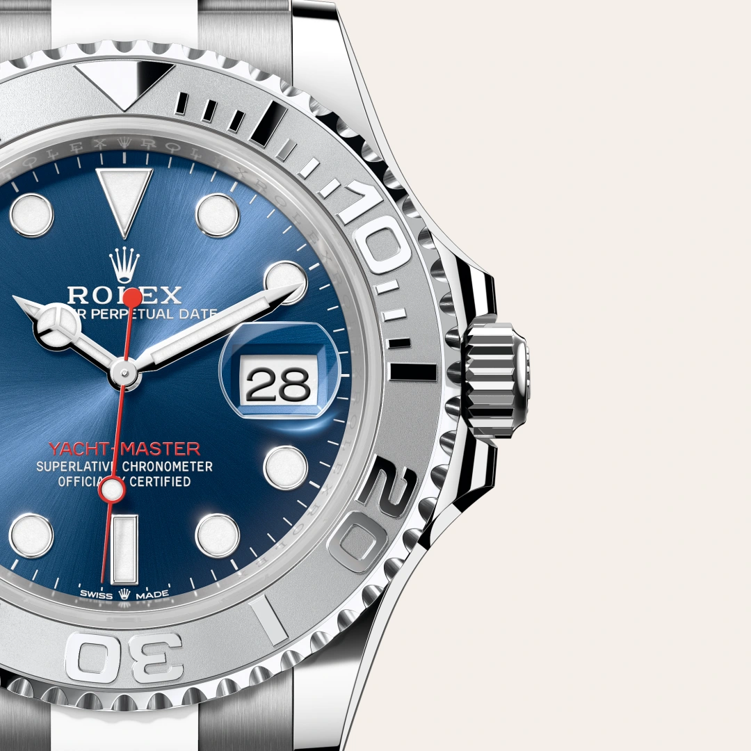 Rolex Yacht-Master 40 en Rolesium – combinaison d’acier Oystersteel et de platine M126622-0002 chez Hardy